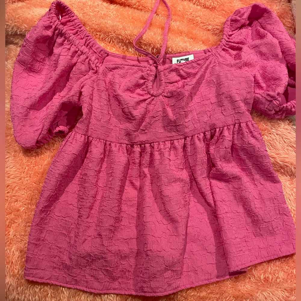 Pink future collective top